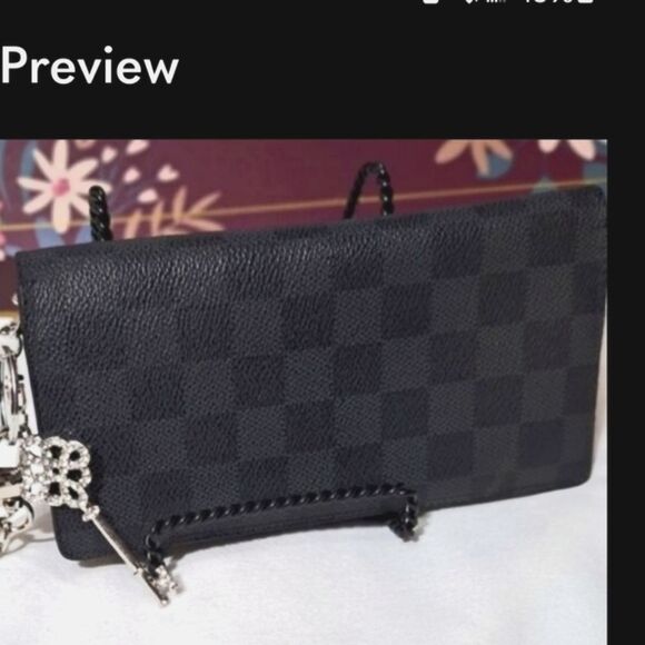 Louis Vuitton Damier Graphite Long Bifold Card Wallet PRESTINE with dust… - Picture 2 of 14